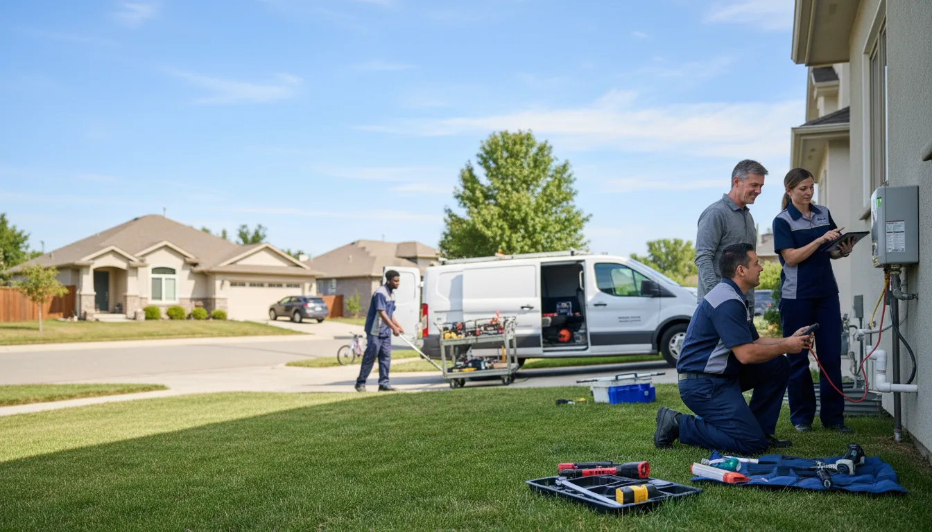 Tankless water heater service in Wymore, NE